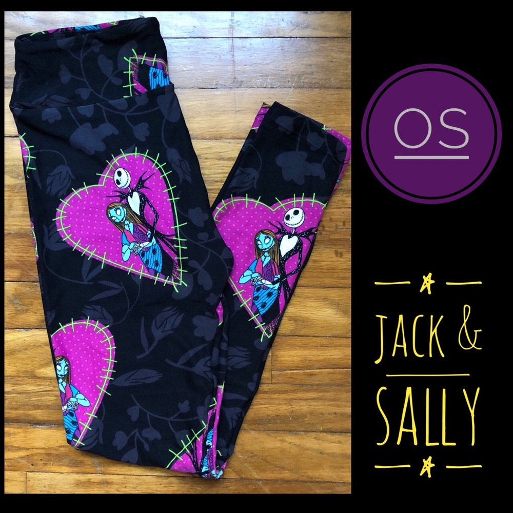 OS Jack & Sally Lularoe leggings!!!